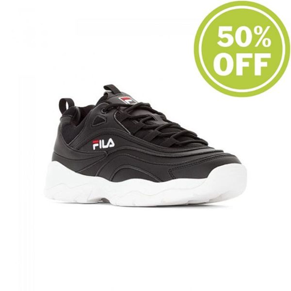 Tênis Fila Homem Pretas/Branco - Fila Ray Low Loja Online Portugal,UOZC-92817